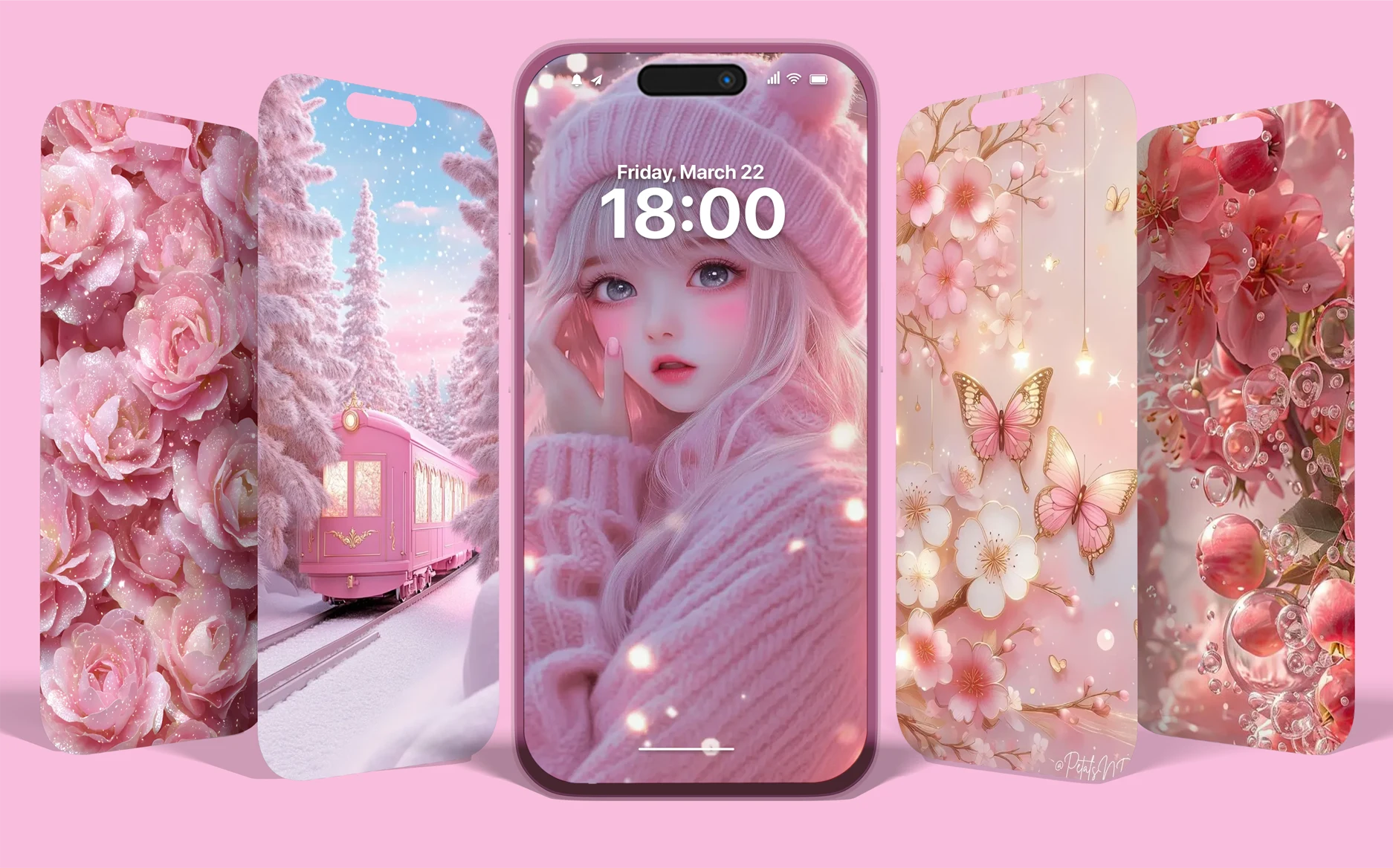Pink Wallpapers for Girls screenshot