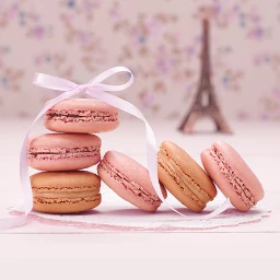 Parisian Macaroons Theme +HOME icon